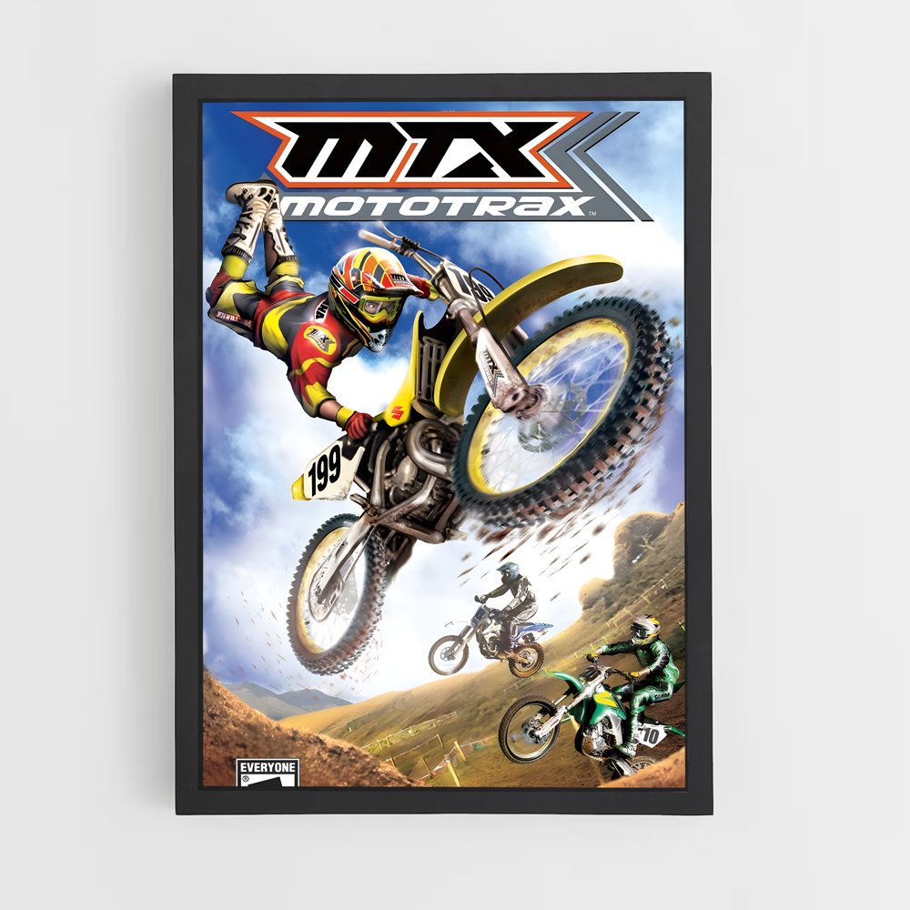 Poster Motocross Madness – affiche Motocross freestyle (vue 2)